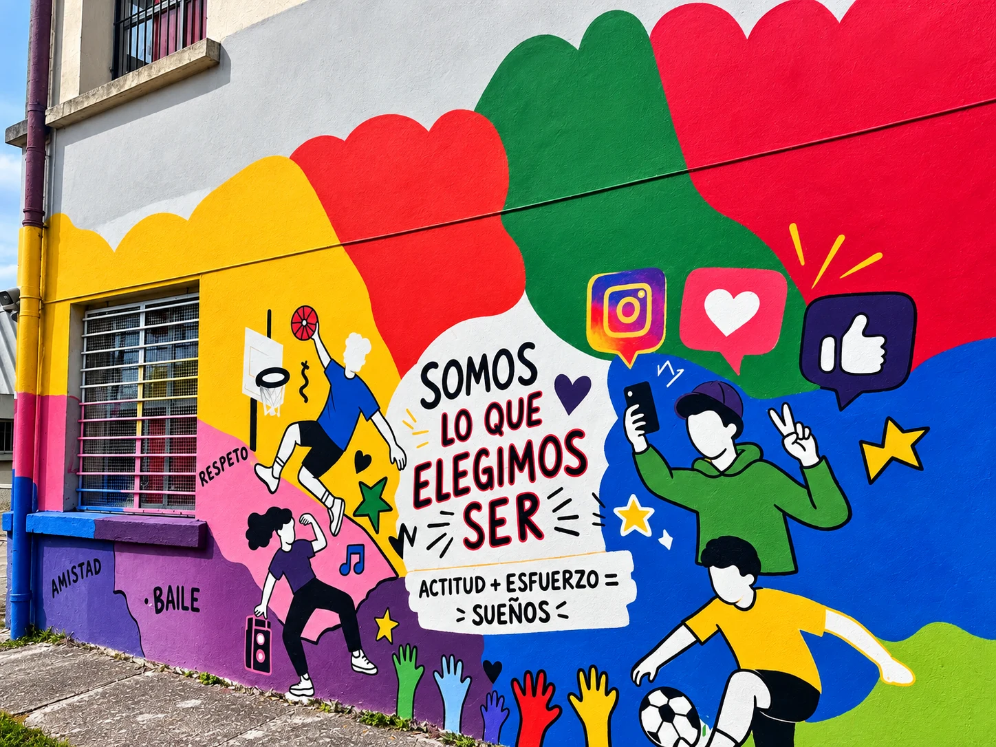 Un mural que construimos entre todos: arte, participación y comunidad